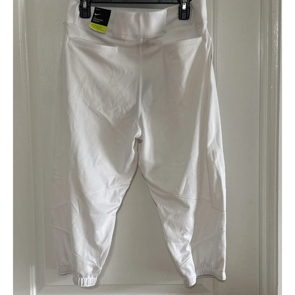 Nike BSBL‎ Vapor Pro Slim Fit High Cut Sz L White Pants